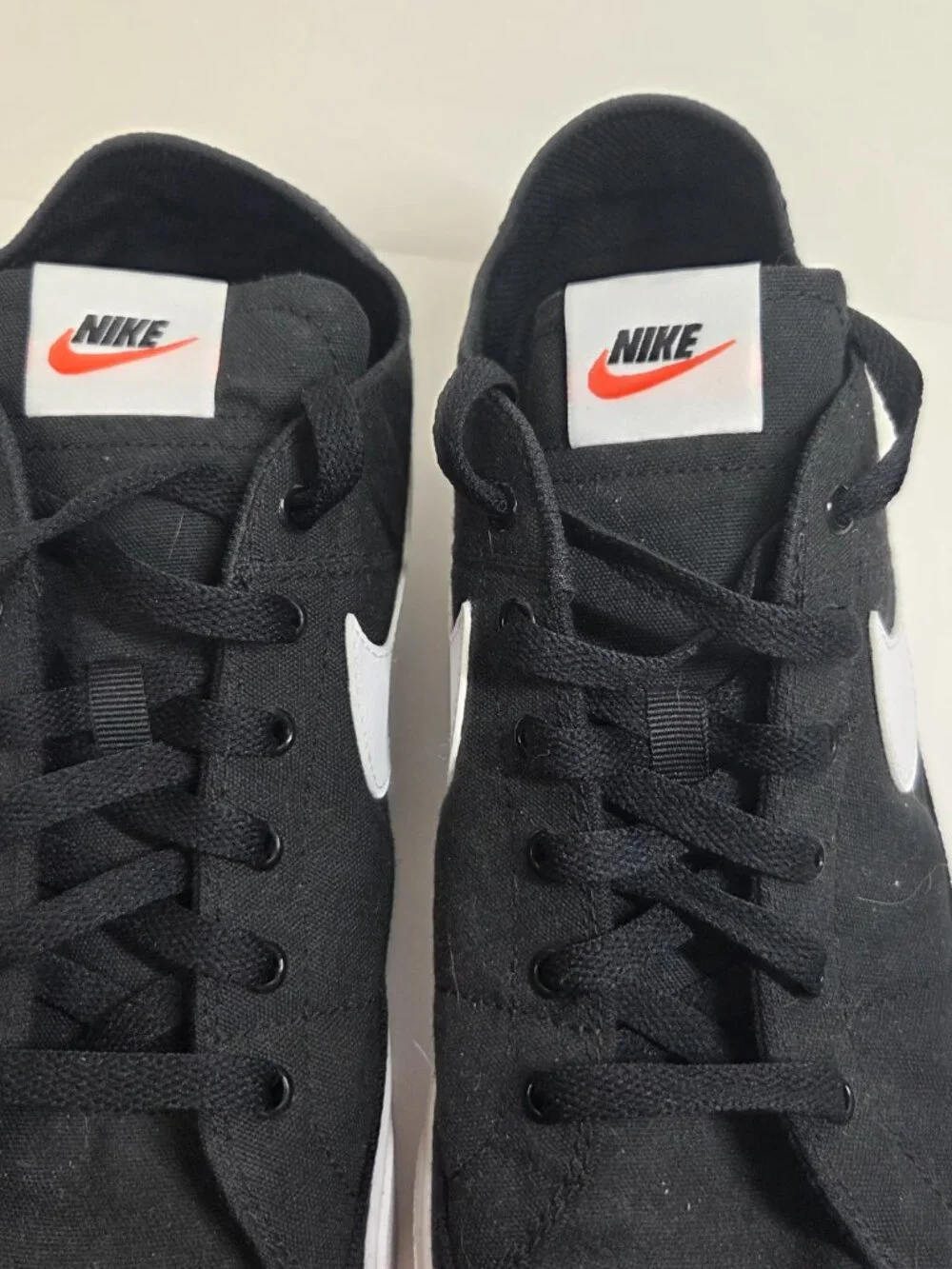 NIKE Court Legacy Canvas Men's Size 12 CW6539-002 Black Shoes